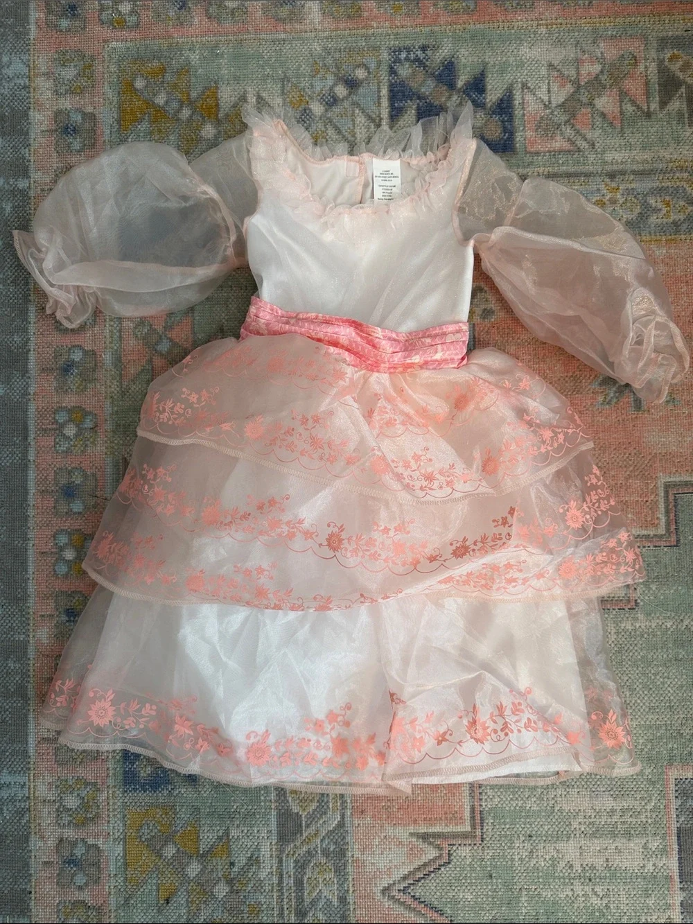 Little Mermaid: Pink Tulle Princess Costume Dress